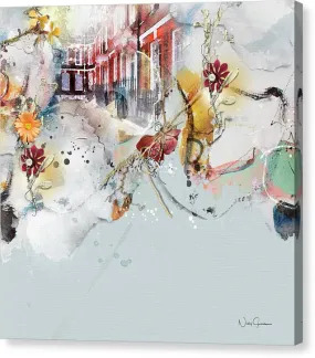 A Quiet Street in London - Canvas Print