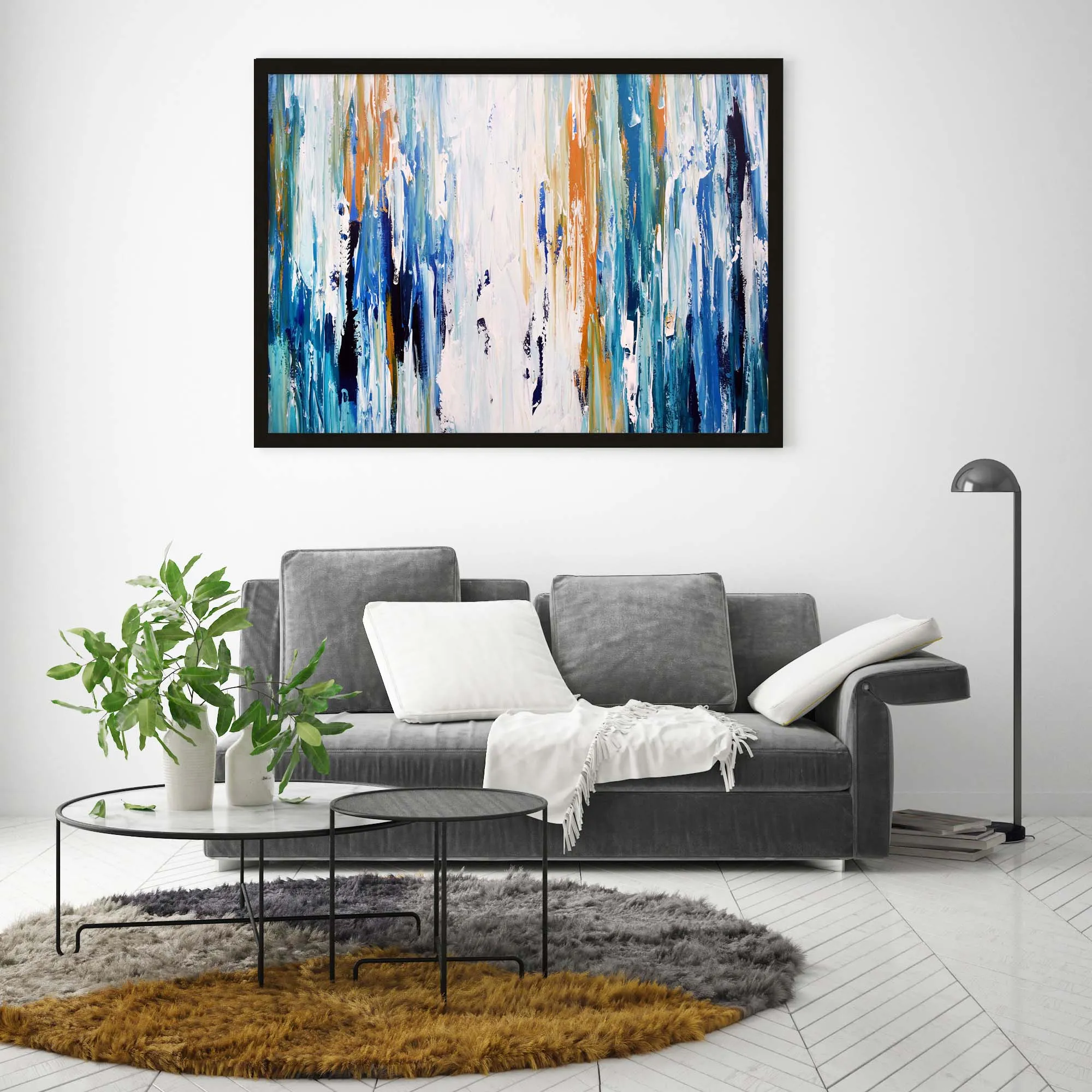 Abstract 261 Framed Art