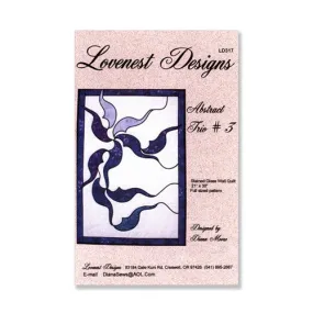 Abstract Trio #3 Stained Glass Quilt by Lovenest