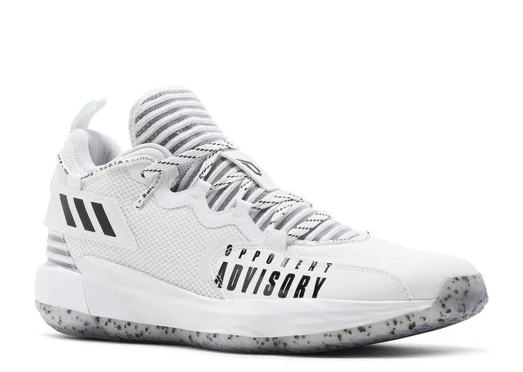 Adidas DAME 7 EXTPLY 'OPPONENT ADVISORY - WHITE' sneakers, white