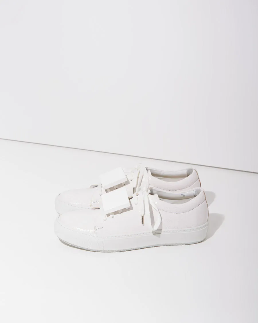 Adriana Crackled Sneaker