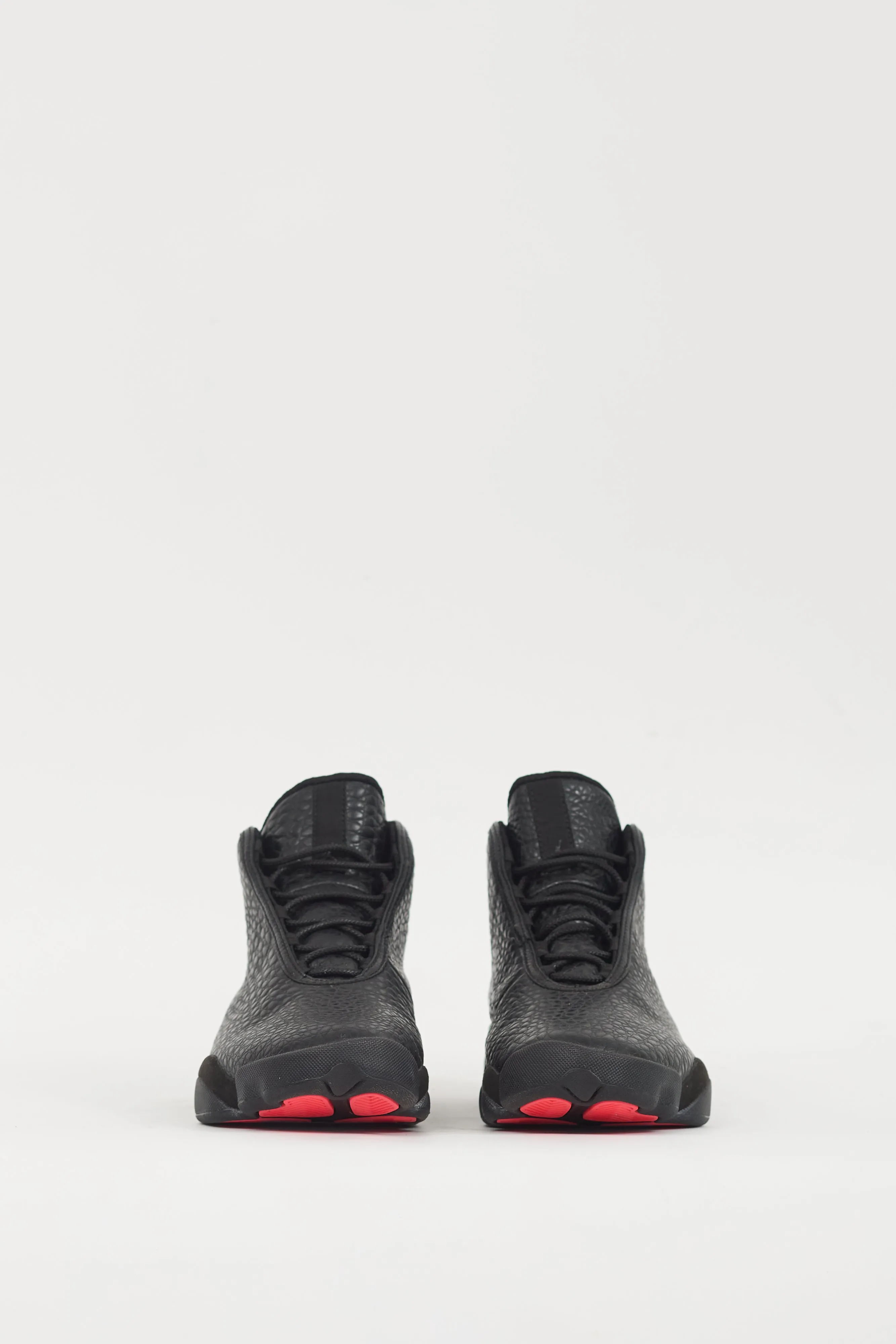 Air Jordan Black Leather Horizon Sneaker