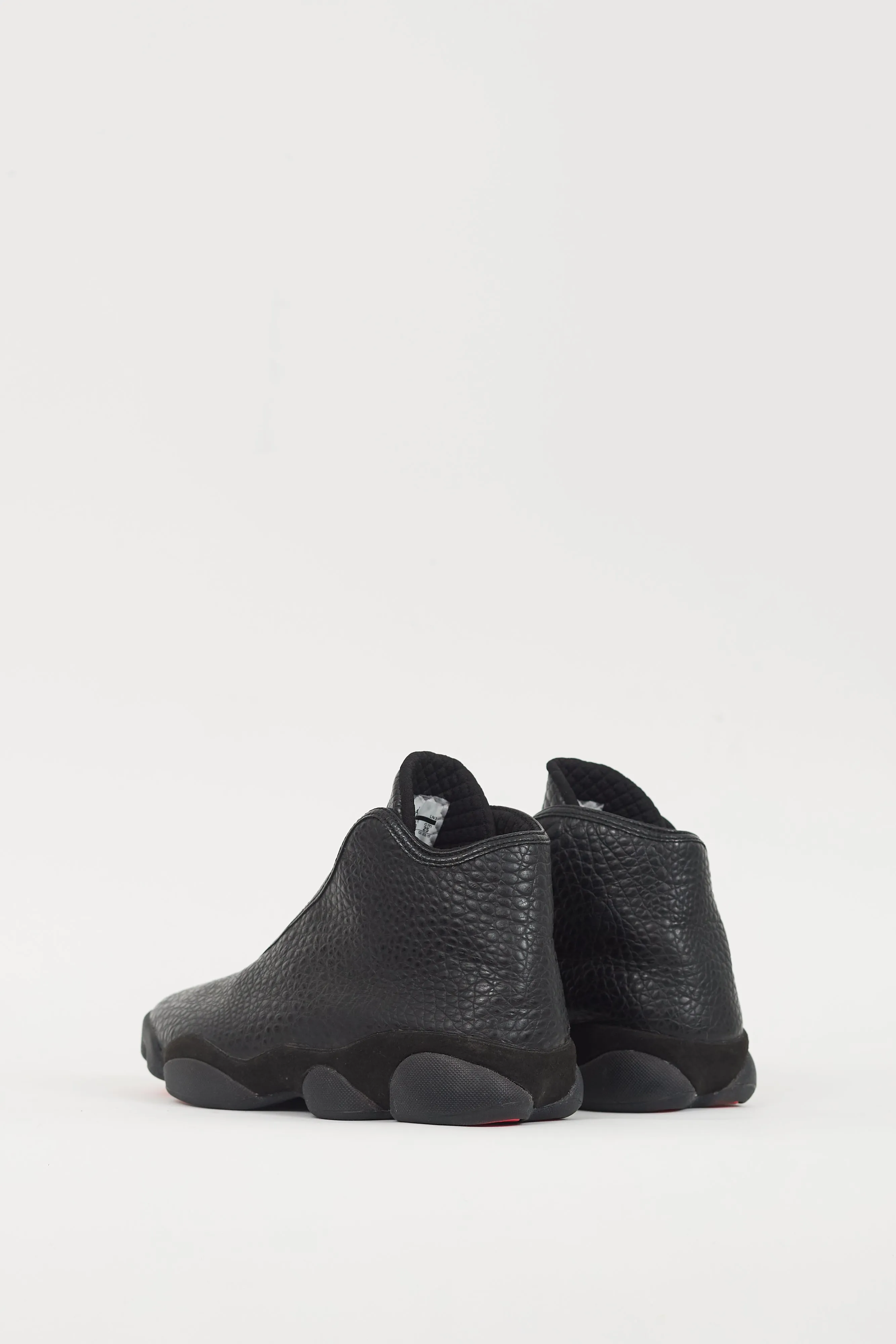 Air Jordan Black Leather Horizon Sneaker