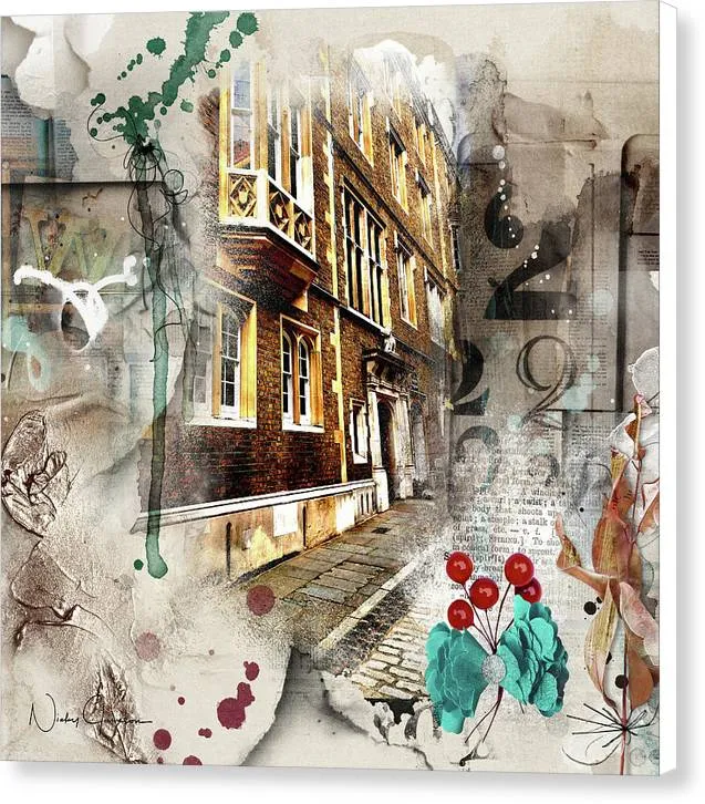 Ancient Streets - Temple - Canvas Print