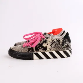 Arrow Vulcanized Low Snakeskin Sneakers Size 39