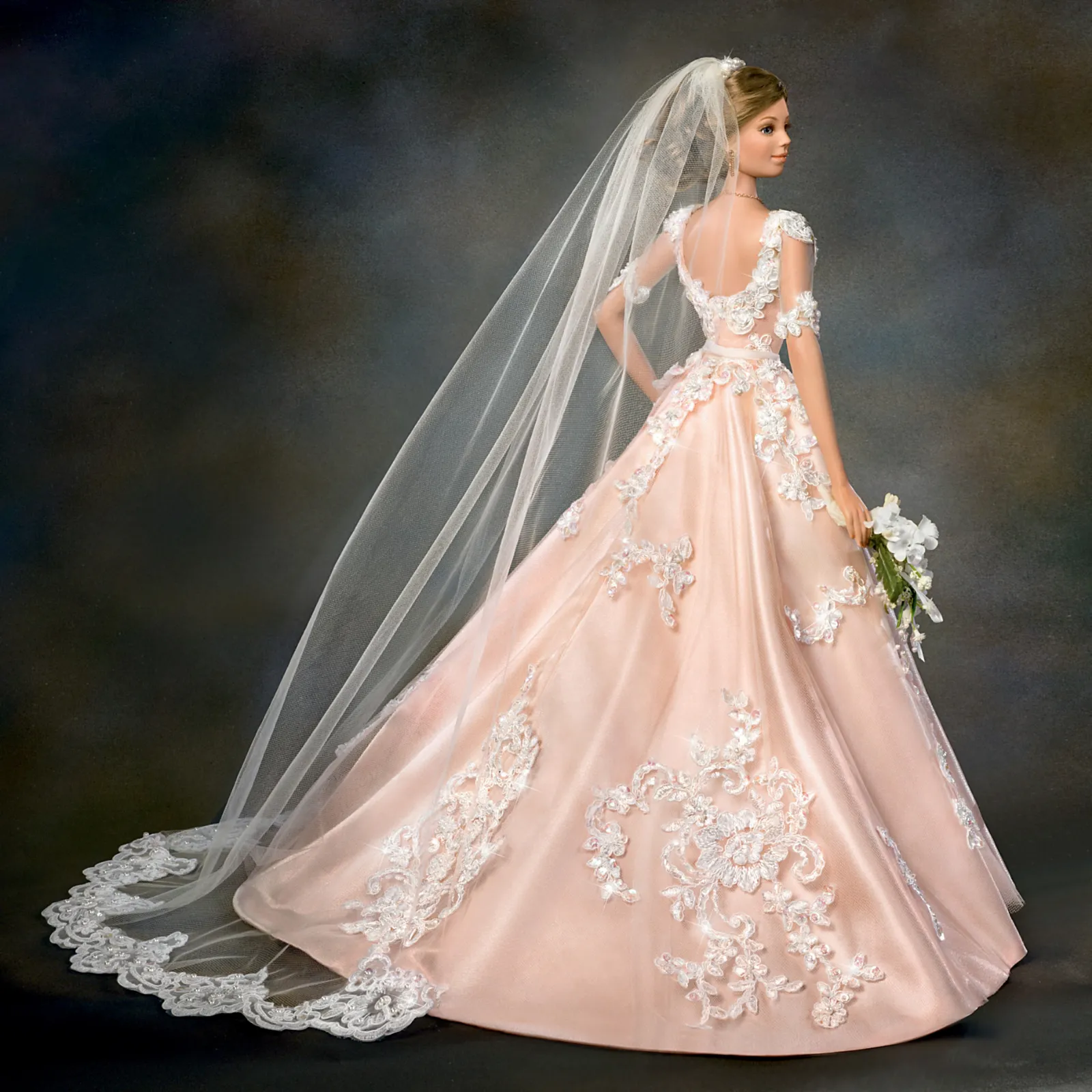 Ashton-Drake Blushing Bride Porcelain Bride Doll by Cindy McClure