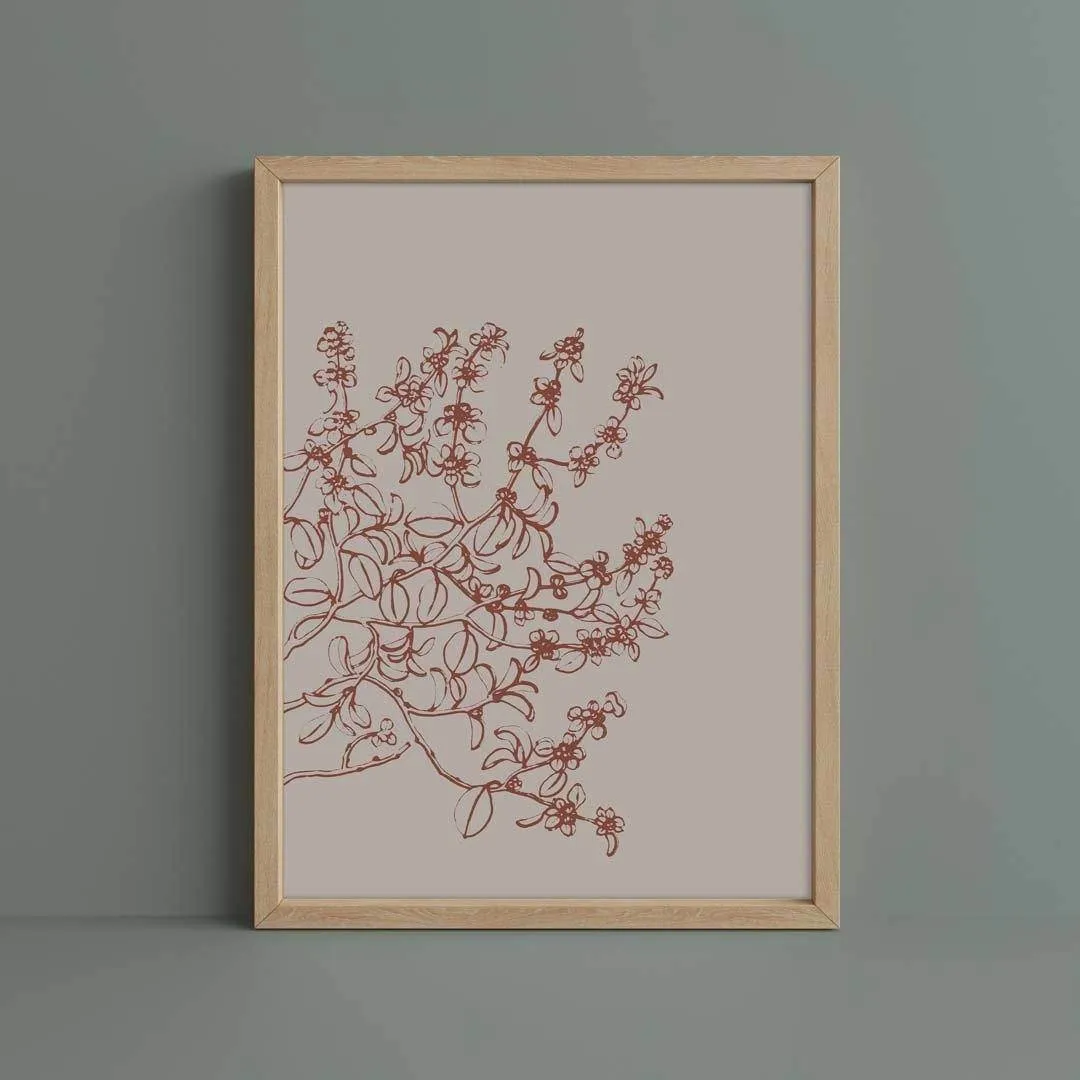 Botanical Illustration Art Print 001 by Chella Prints