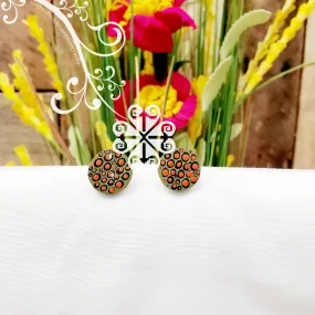 Circles - Hand Painted Studs