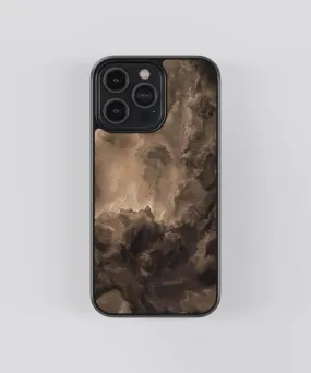 Cloudy Abstract Glass Phone Case Cover