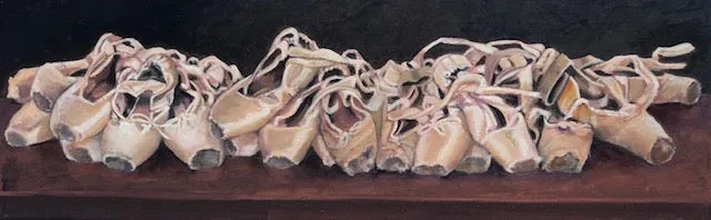 En Pointe 8 x 24" original oil by Chandler