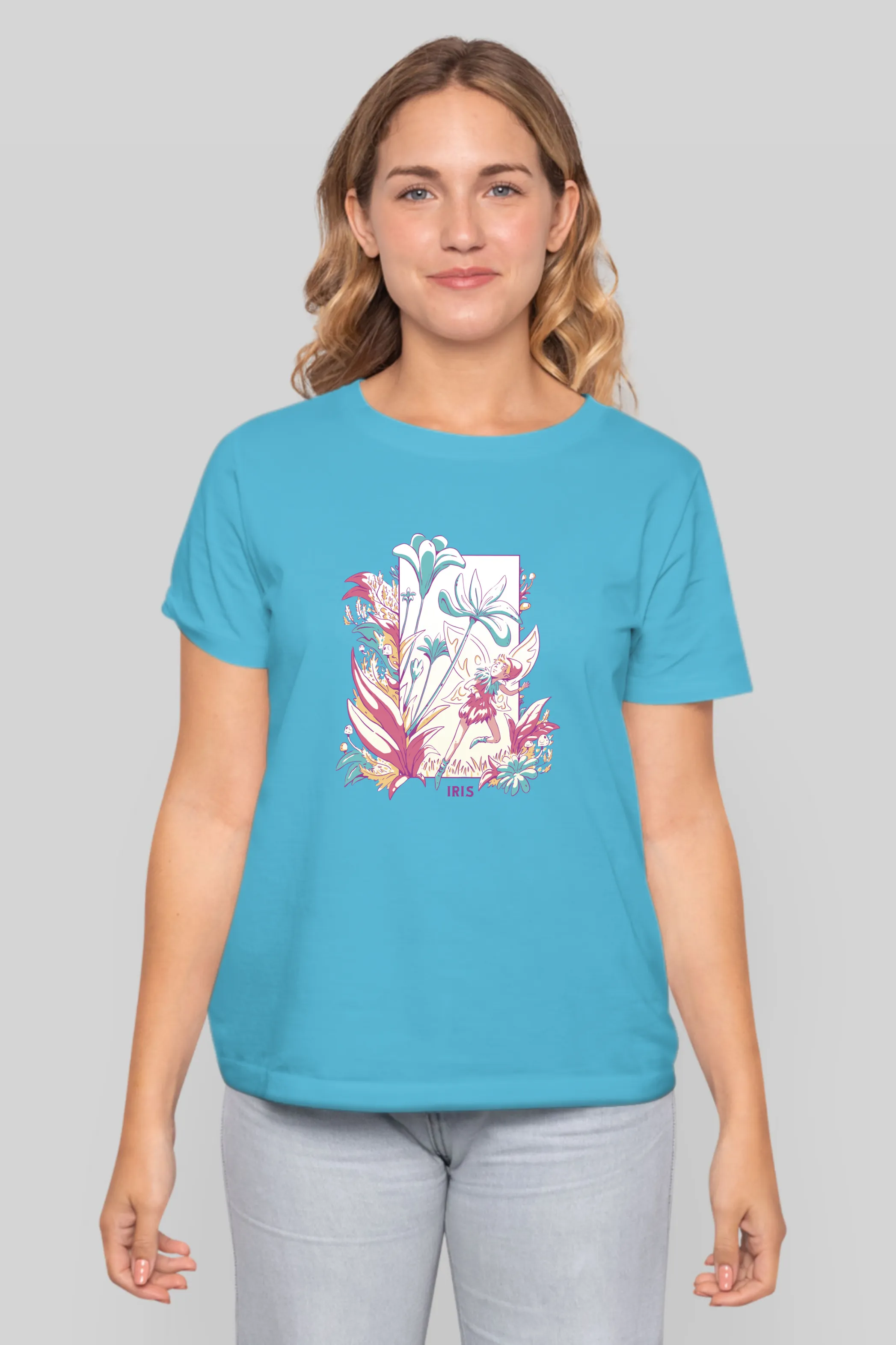Fairy Blossom Printed T-shirt for women