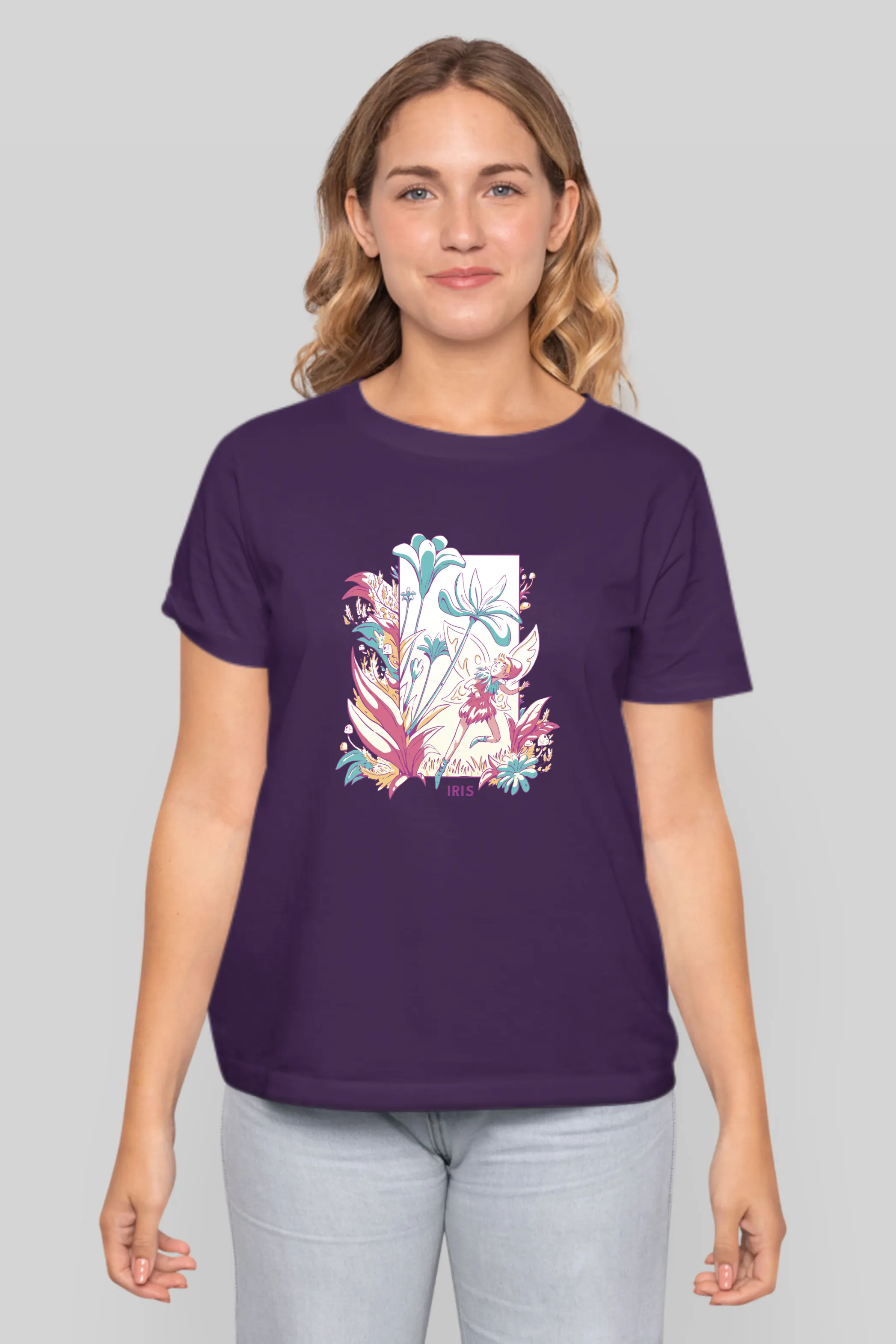 Fairy Blossom Printed T-shirt for women