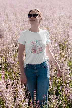 Fairy Blossom Printed T-shirt for women