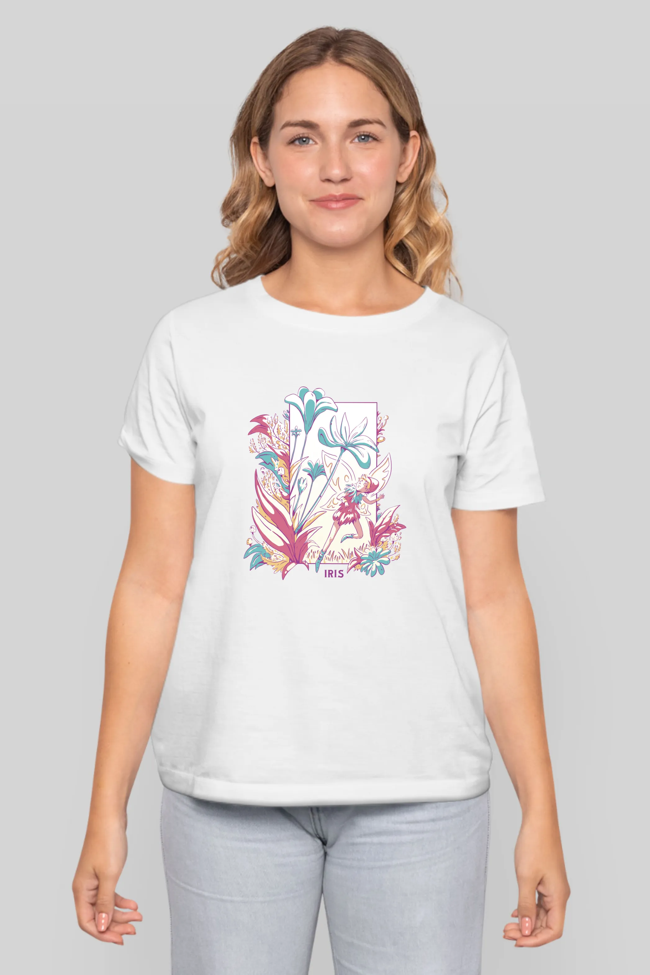 Fairy Blossom Printed T-shirt for women