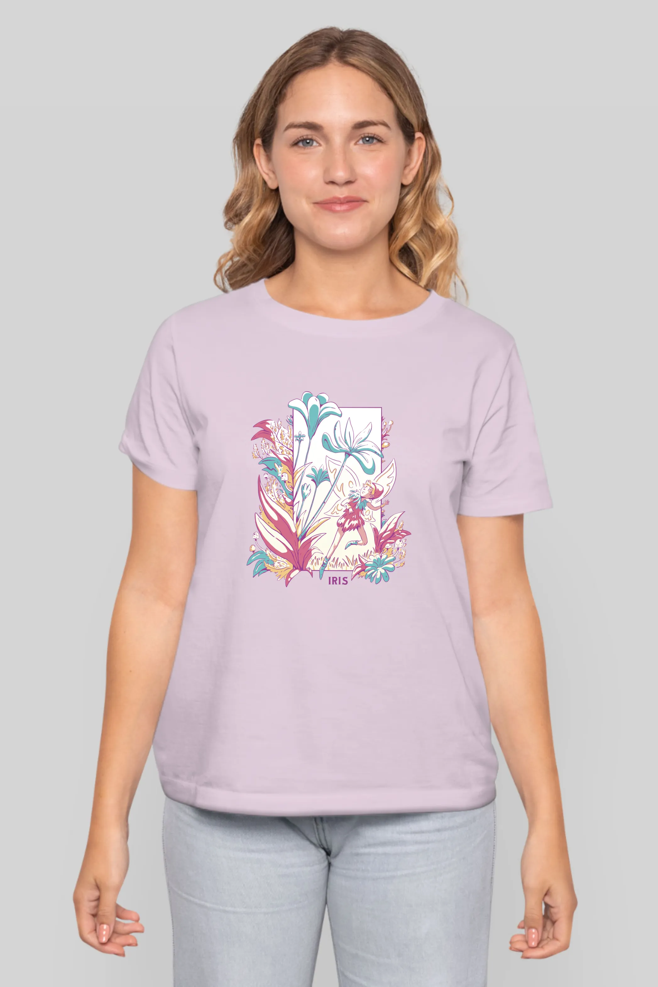 Fairy Blossom Printed T-shirt for women