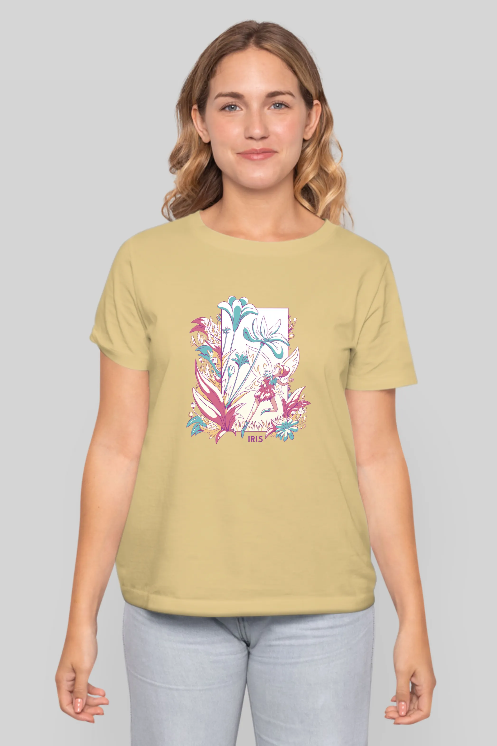 Fairy Blossom Printed T-shirt for women