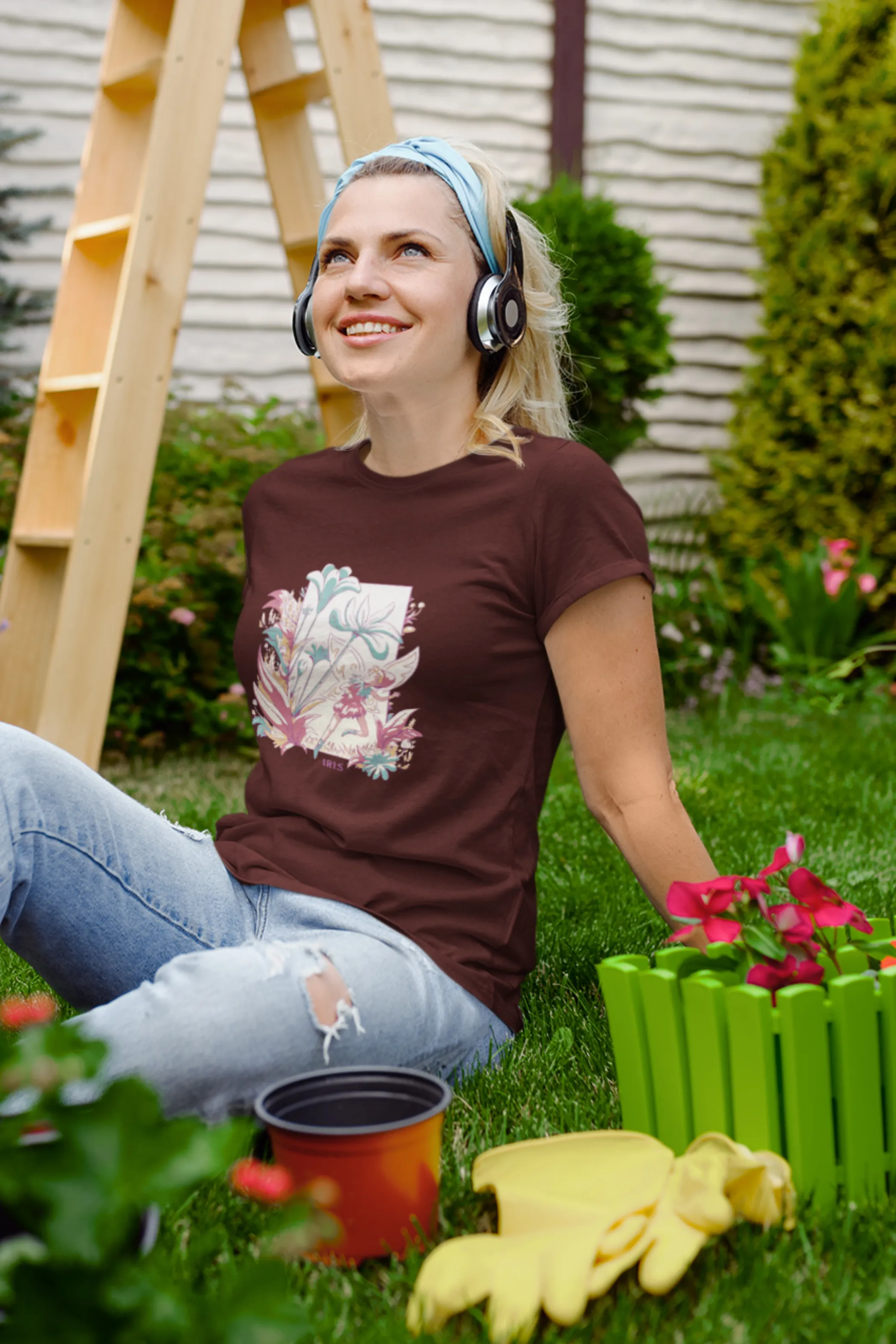Fairy Blossom Printed T-shirt for women