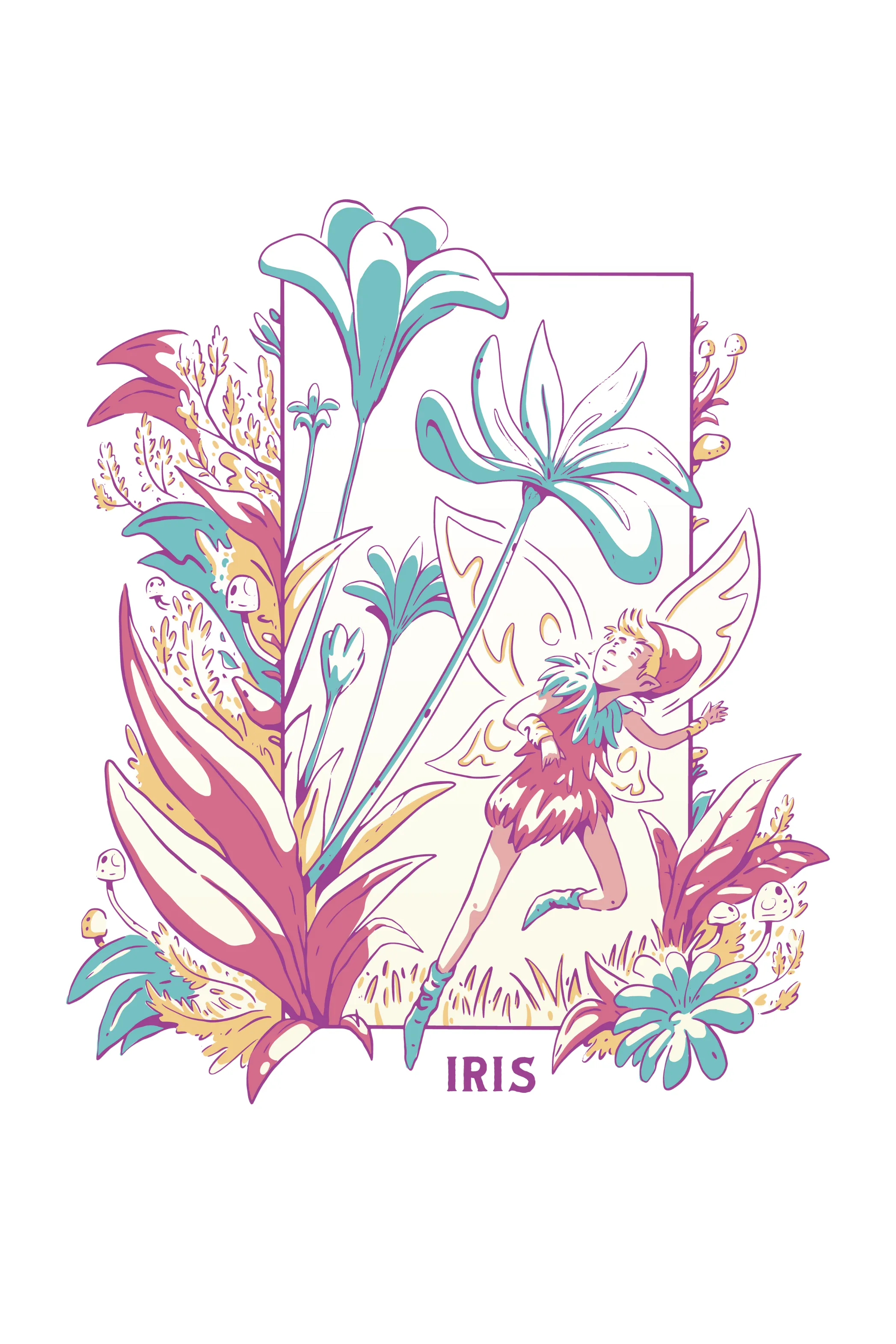 Fairy Blossom Printed T-shirt for women