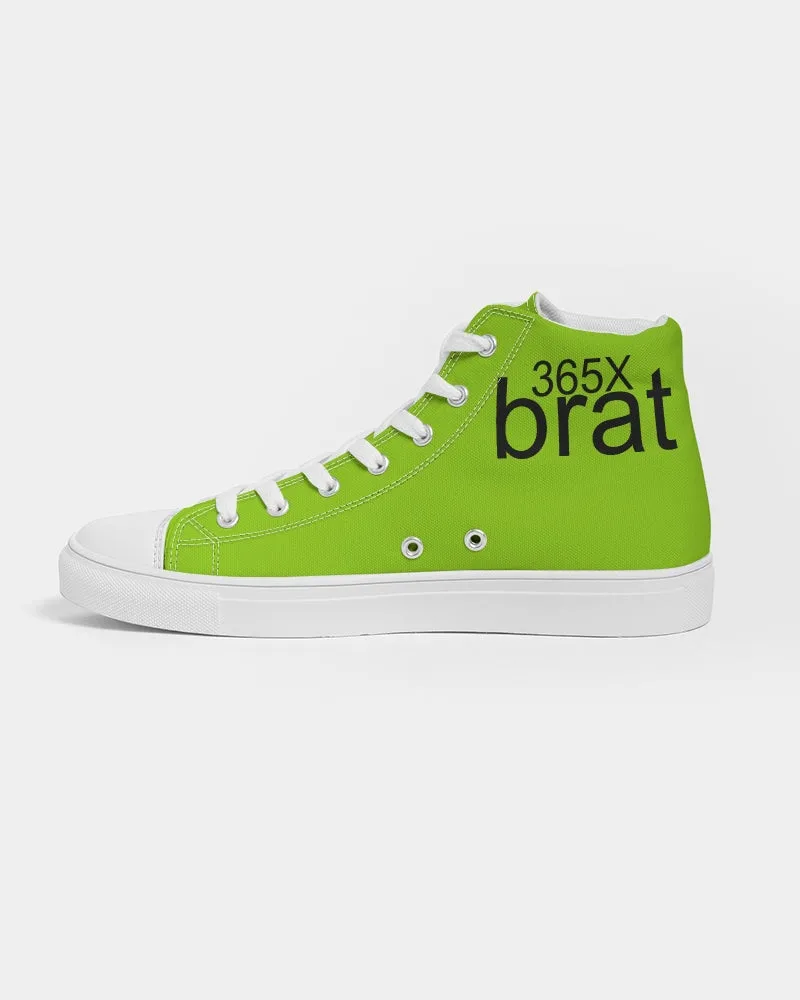 Girls' Fashion Sneakers. Hi-Tops  Brat 365 Dance Sneakers. Lime Green Canvas Fashion Keds. WickedYo