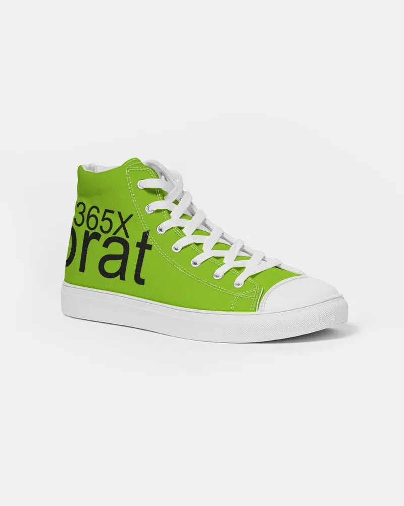 Girls' Fashion Sneakers. Hi-Tops  Brat 365 Dance Sneakers. Lime Green Canvas Fashion Keds. WickedYo