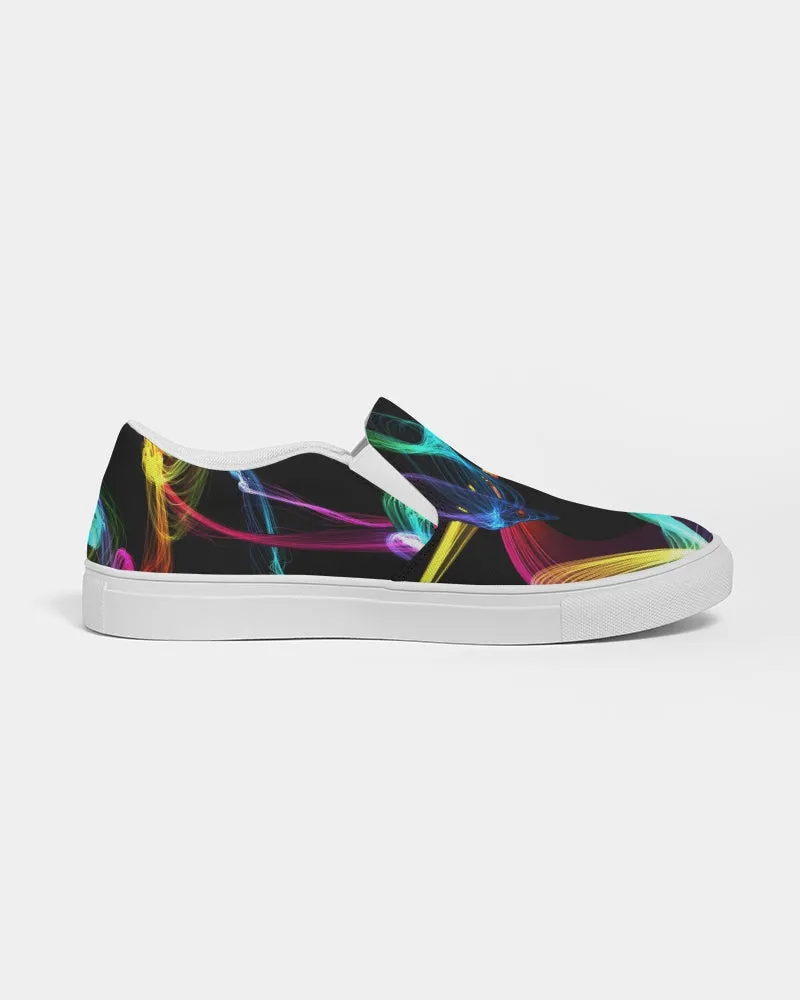 Girls' Slip-on Sneakers Shoes. Printed Keds. Canvas Shoes for Women. WickedYo