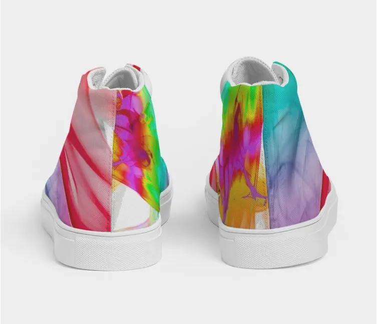 High Top Dance Sneakers. Women' s Fashion Sneakers. Streetstyle Keds. Colorfall by WickedYo