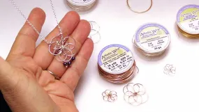 How to Wire Wrap a Flower Using the BeadSmith Wooden Mandrel Set
