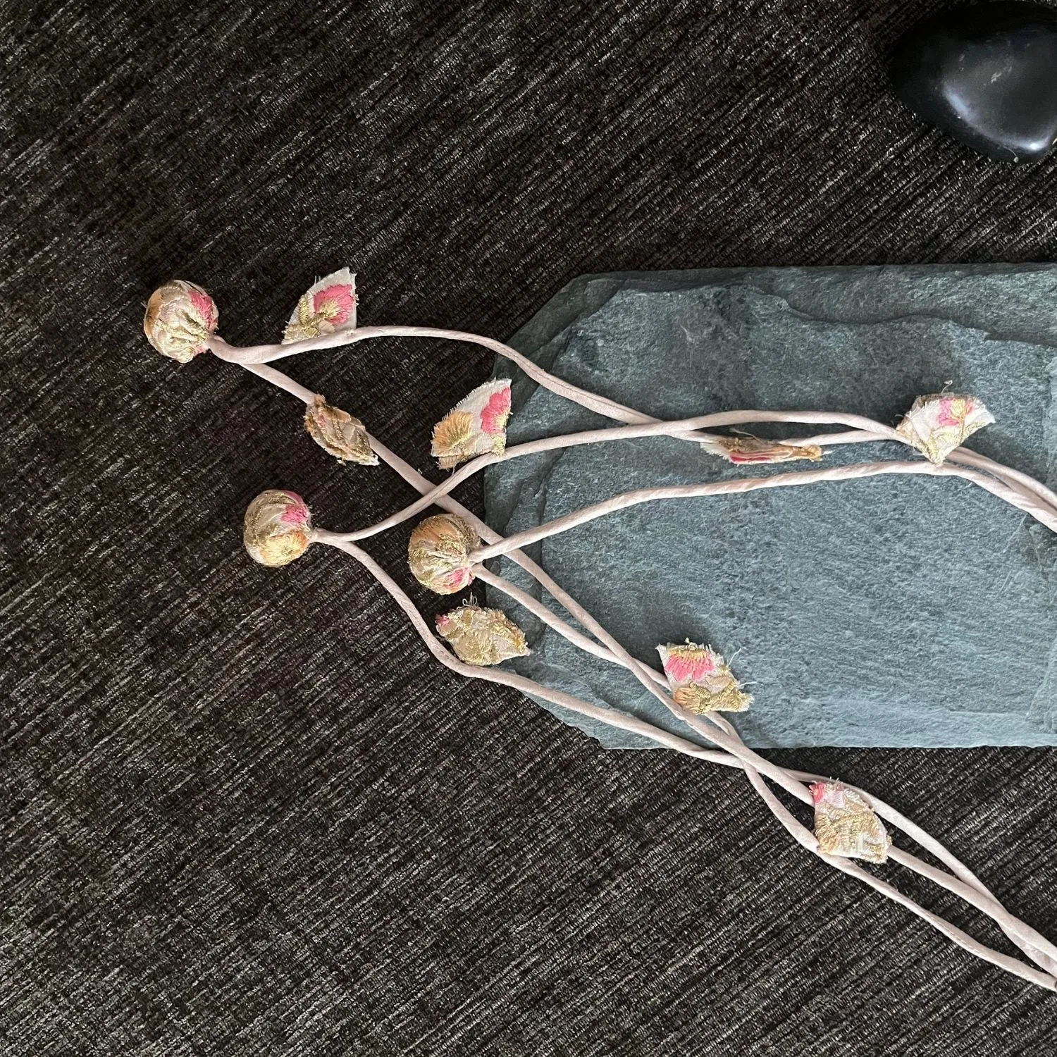 Ivory Embellished Women Necklace | Hand Crafted | Unique Artistic Design  | Chic
