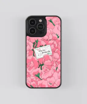 Japanese Floral Abstract Phone Glass Case Cover