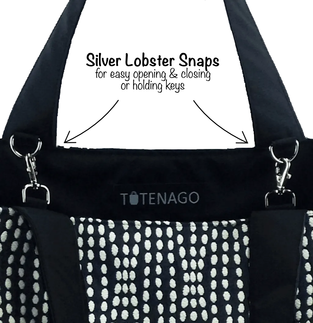 Koi | Navy Nylon | Tote Bag Set