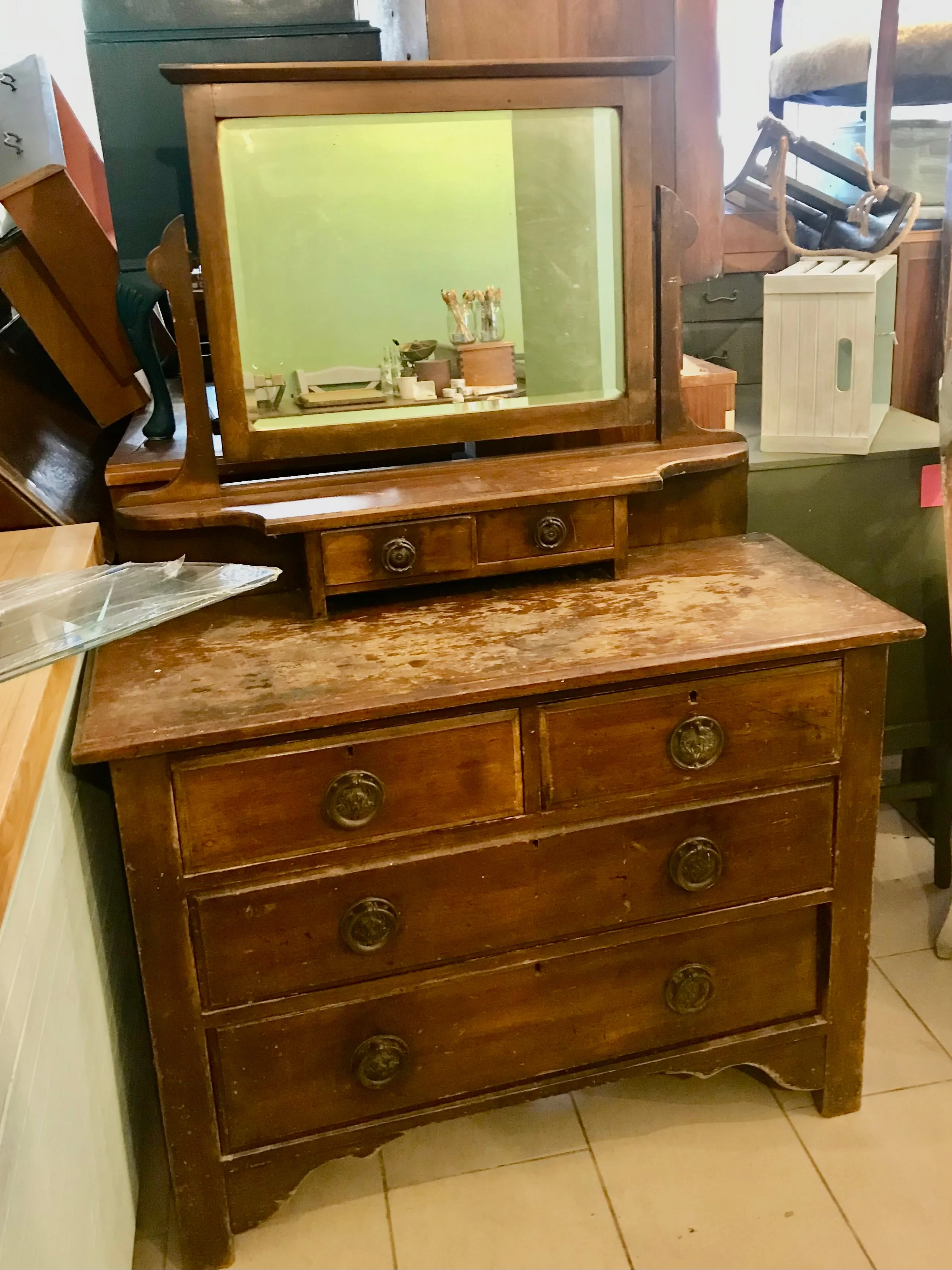 Lovely Vintage Dressing Table table available for painting.... price includes painting