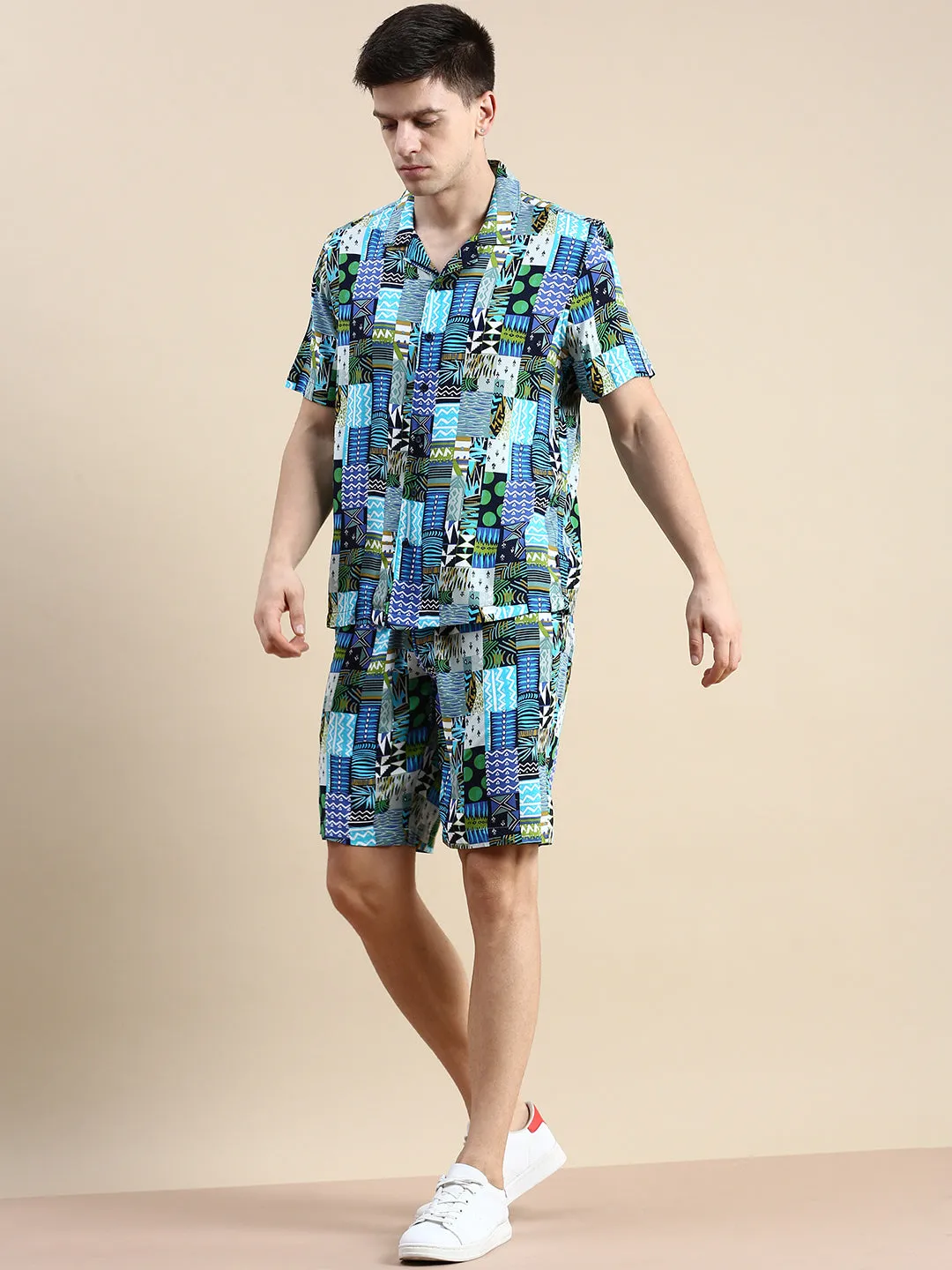 Men Multi Printed Casual Co ord Set