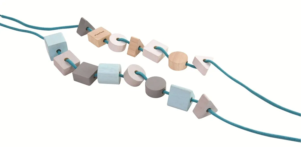 Plan Toys Geo Lacing Beads