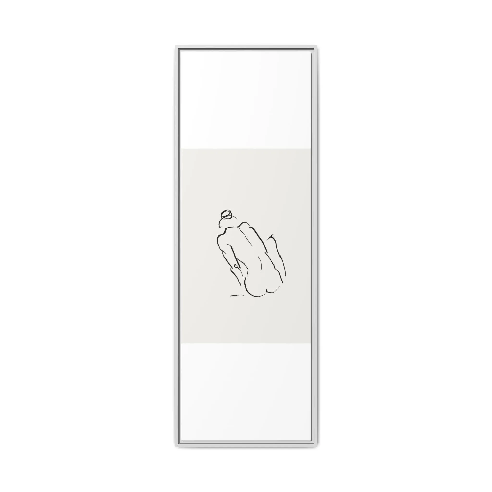 "N3" Sketch Framed Canvas Art – Decor for Modern Spaces