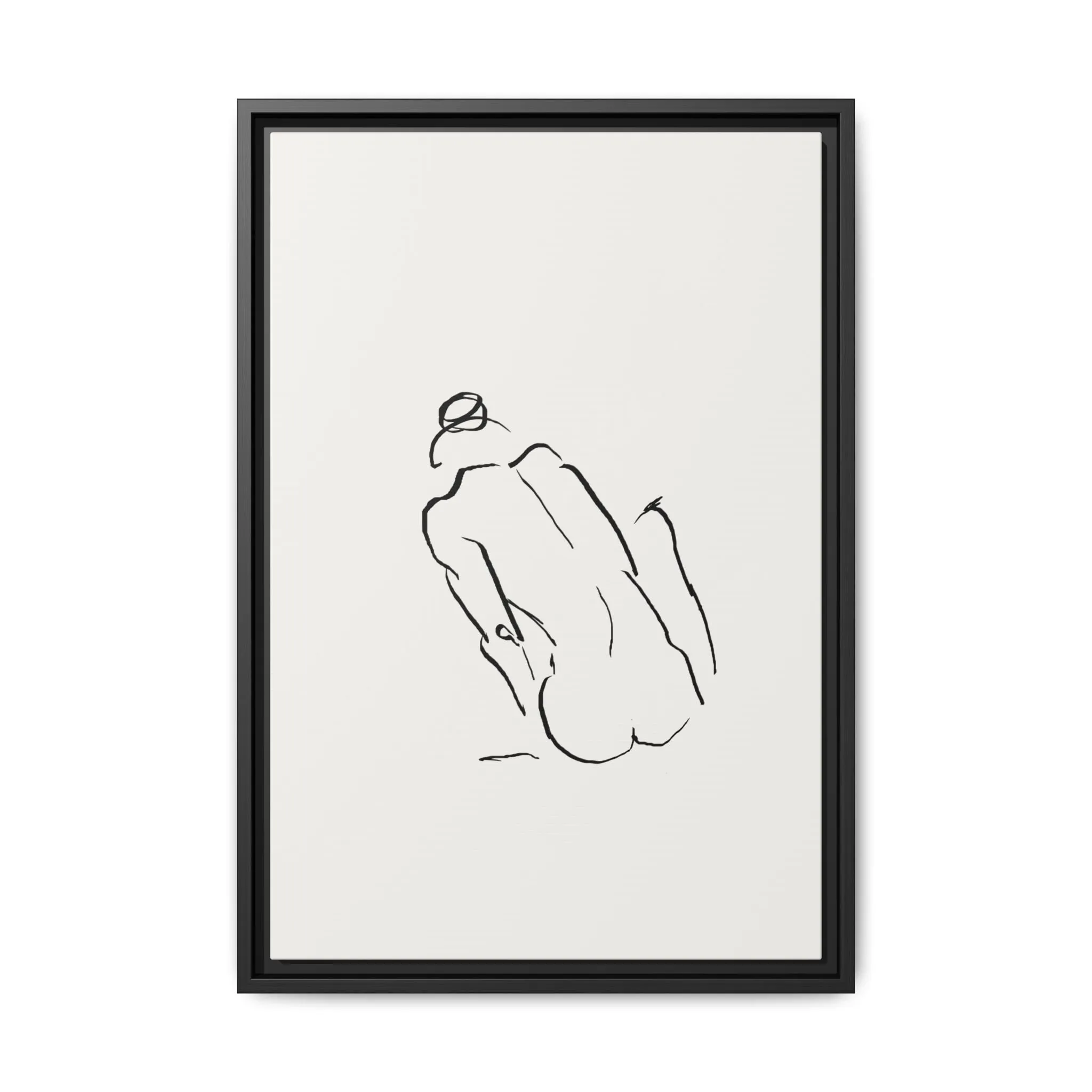 "N3" Sketch Framed Canvas Art – Decor for Modern Spaces