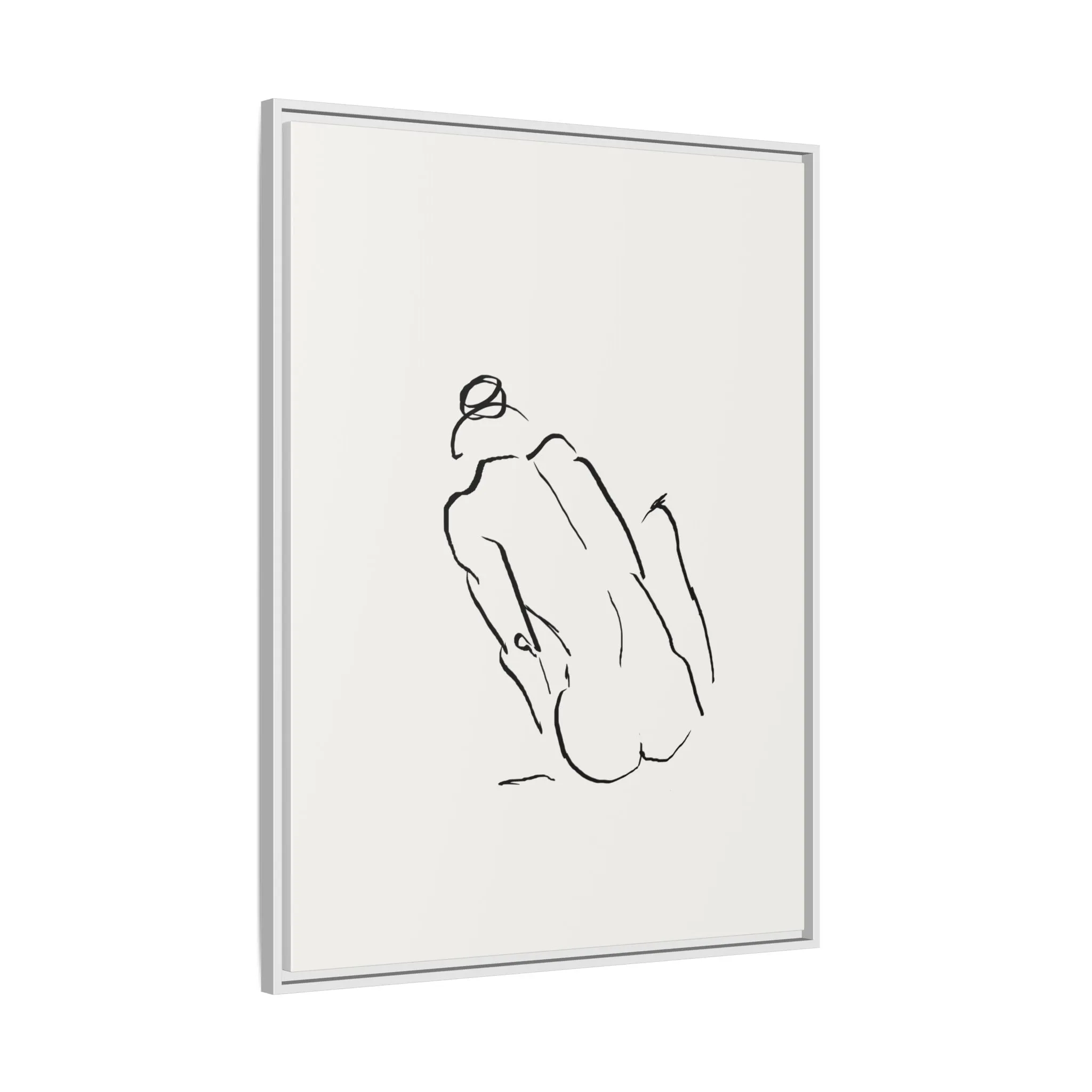 "N3" Sketch Framed Canvas Art – Decor for Modern Spaces
