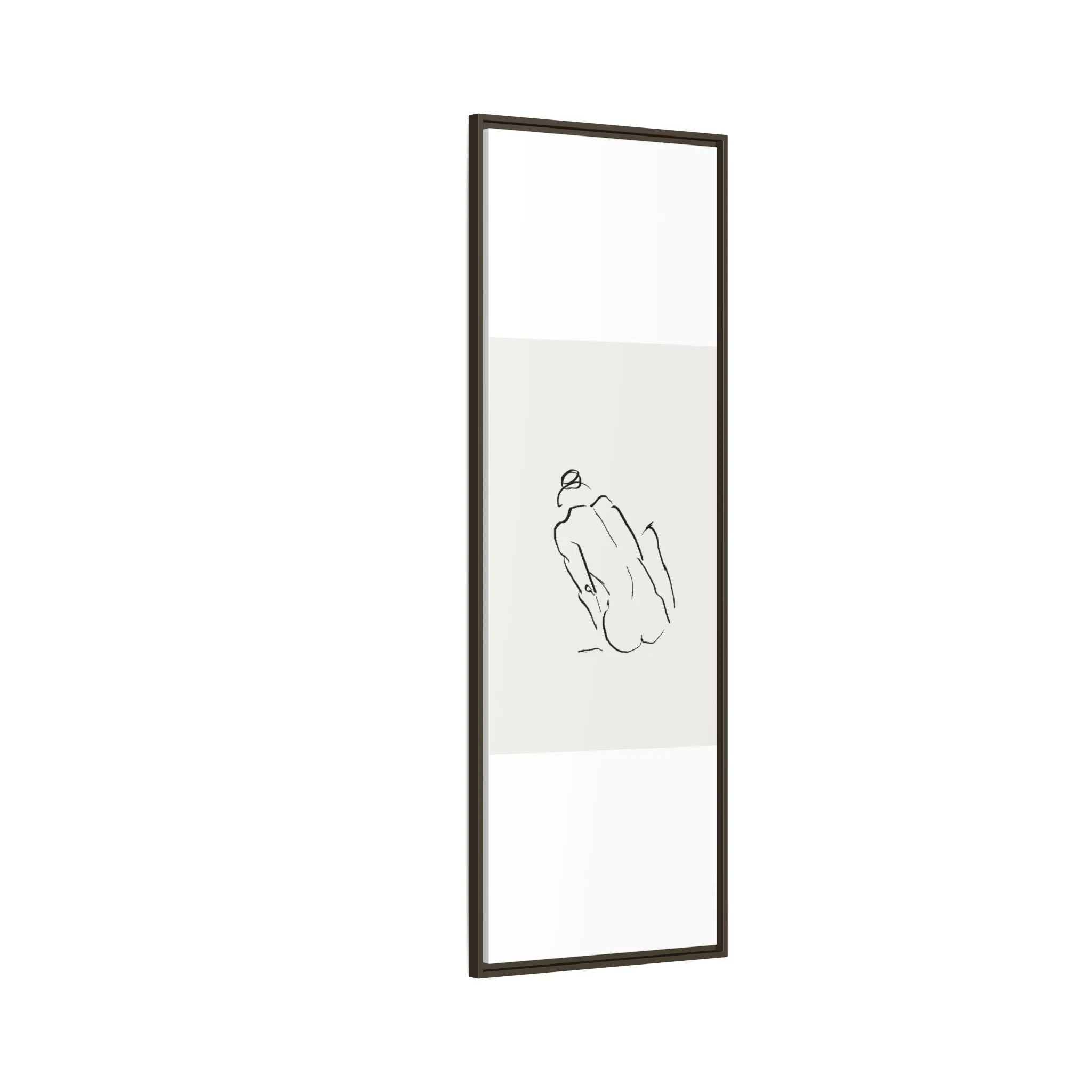"N3" Sketch Framed Canvas Art – Decor for Modern Spaces