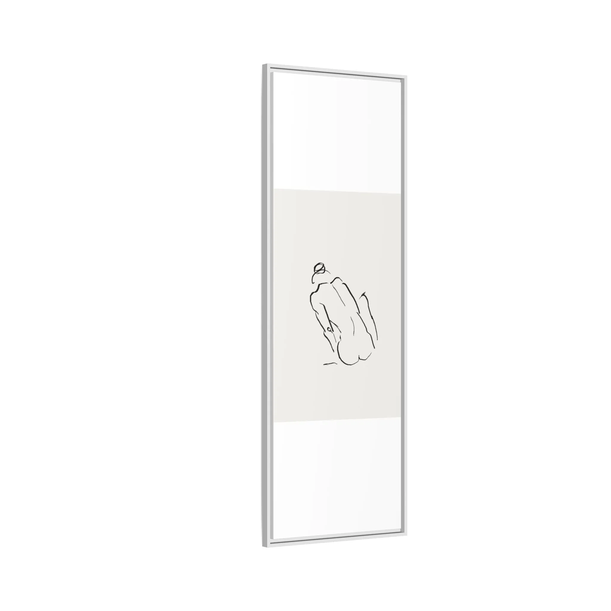 "N3" Sketch Framed Canvas Art – Decor for Modern Spaces