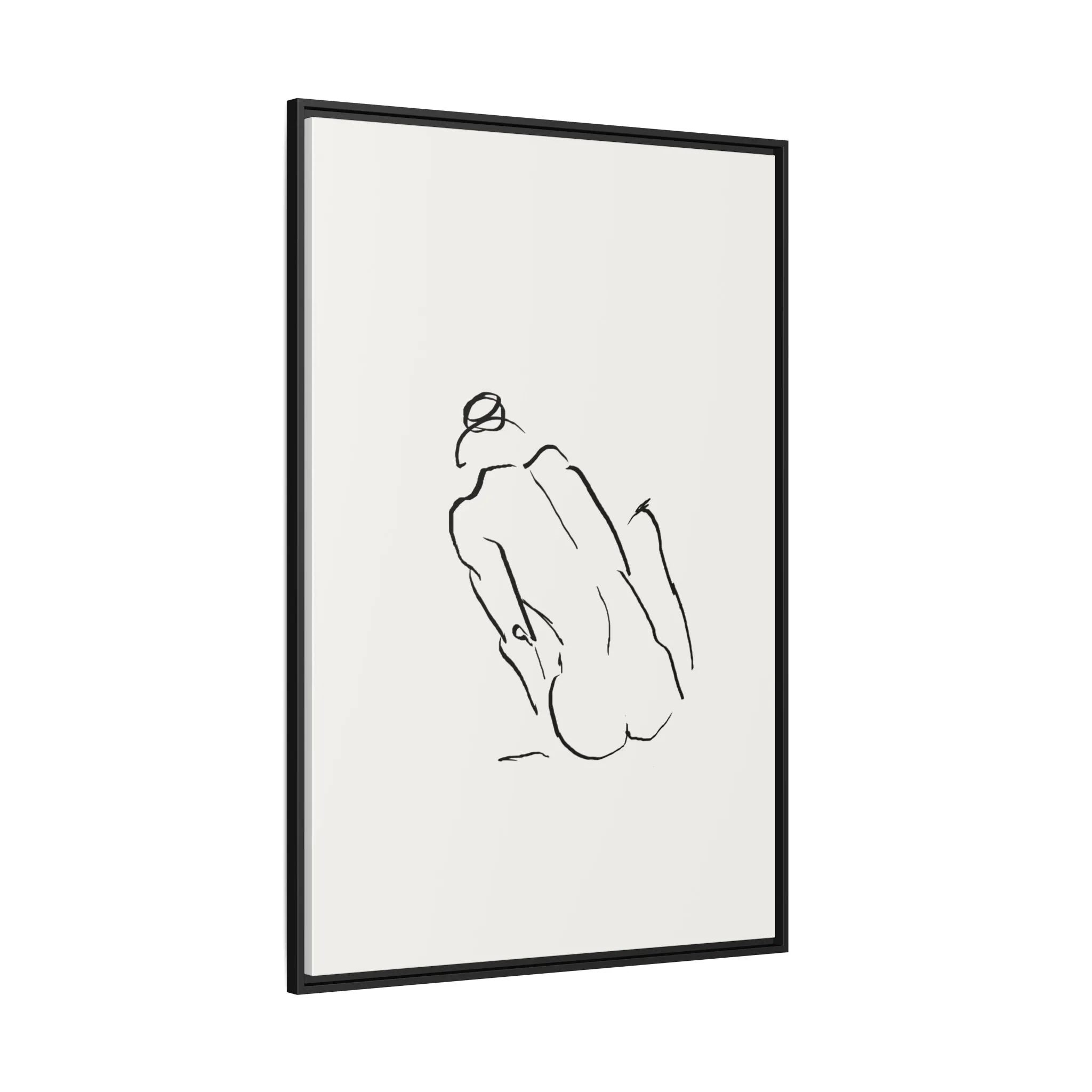 "N3" Sketch Framed Canvas Art – Decor for Modern Spaces