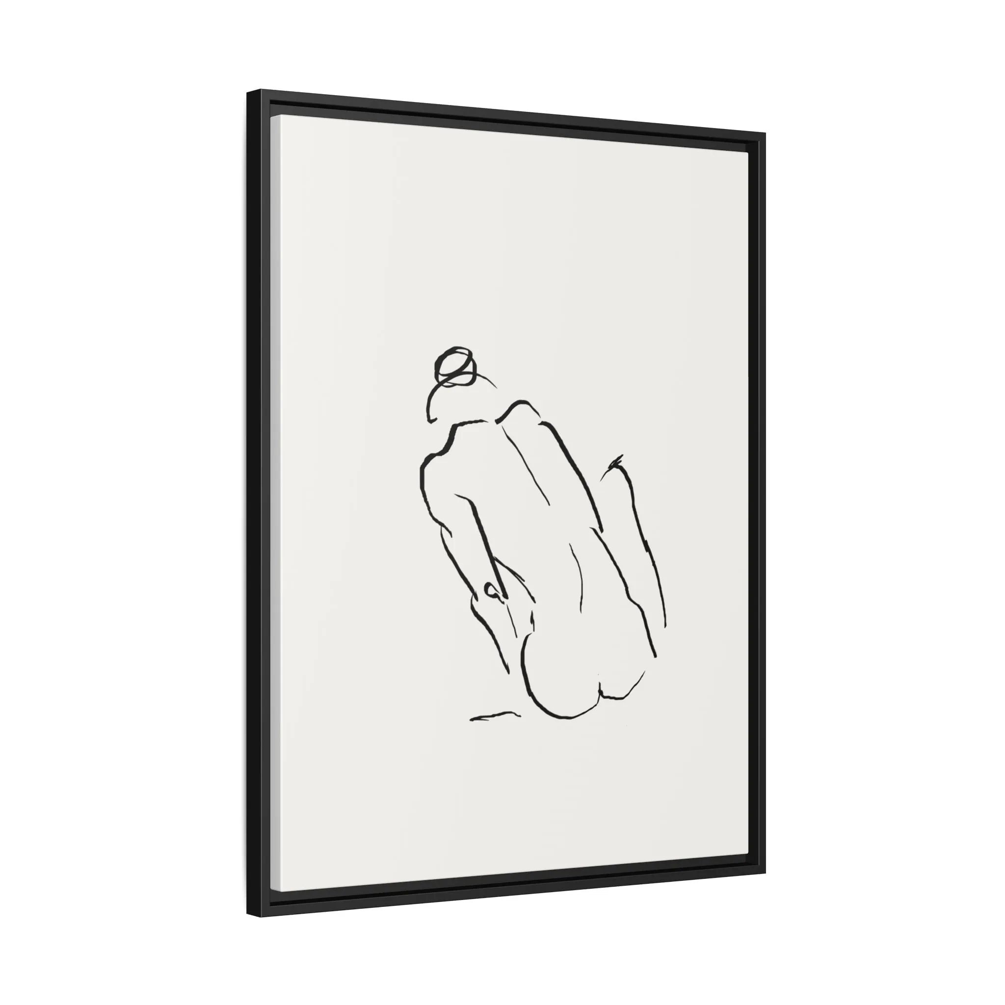 "N3" Sketch Framed Canvas Art – Decor for Modern Spaces