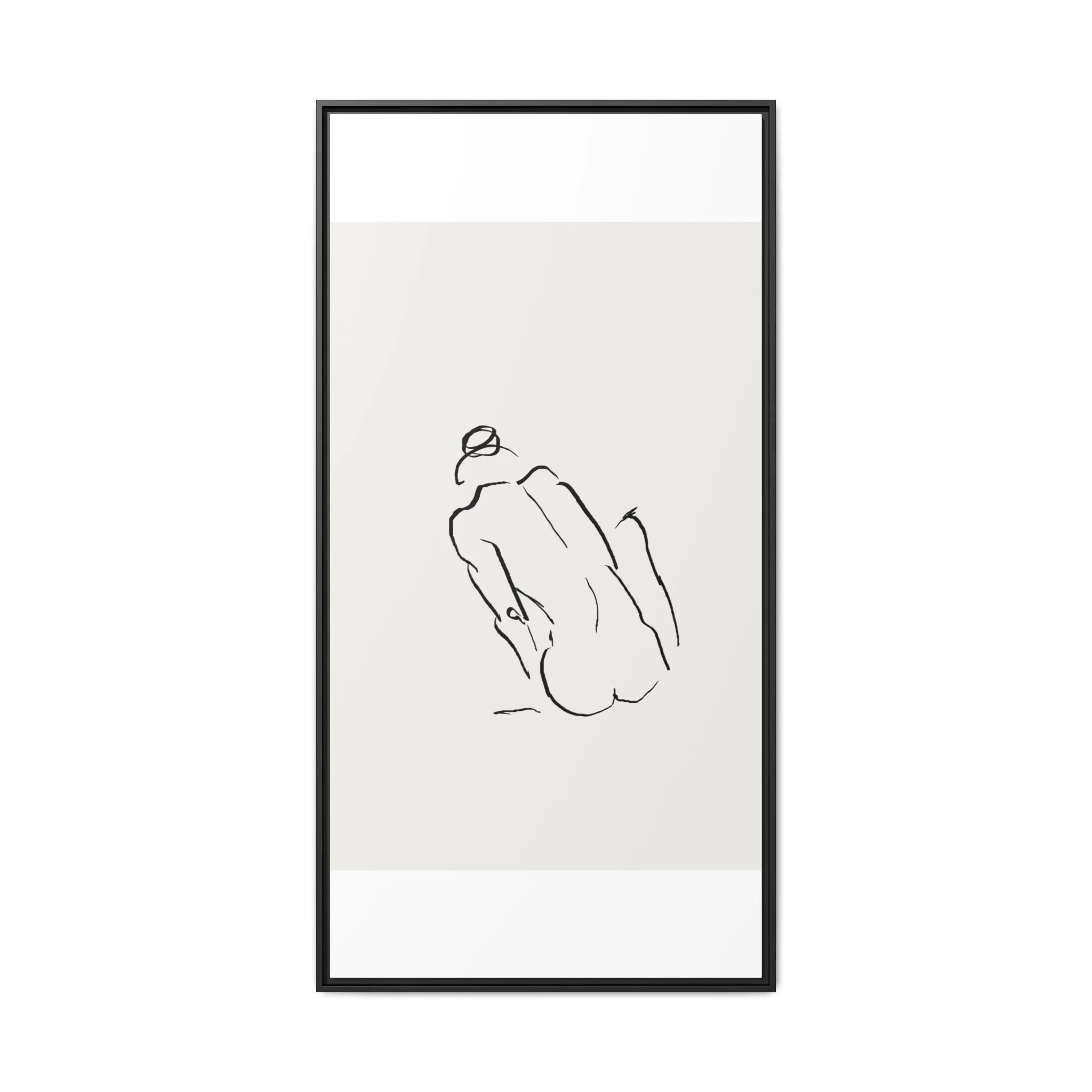 "N3" Sketch Framed Canvas Art – Decor for Modern Spaces