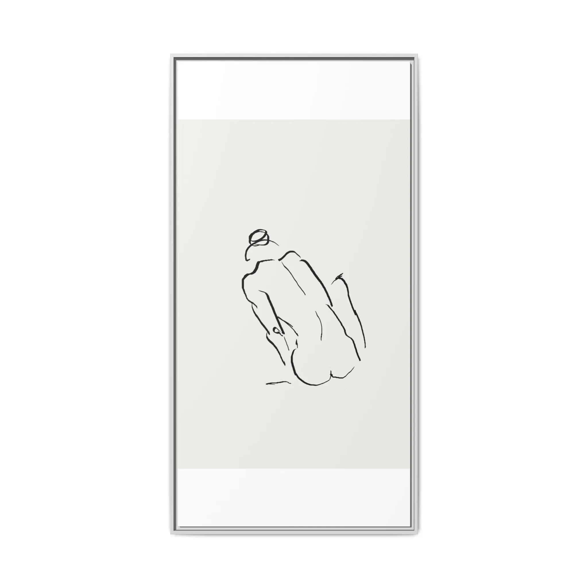 "N3" Sketch Framed Canvas Art – Decor for Modern Spaces