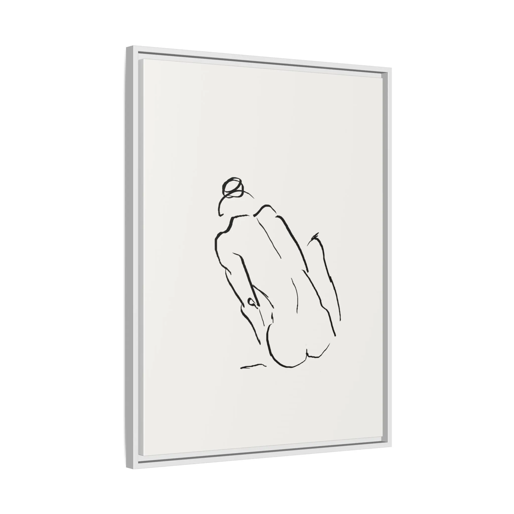 "N3" Sketch Framed Canvas Art – Decor for Modern Spaces