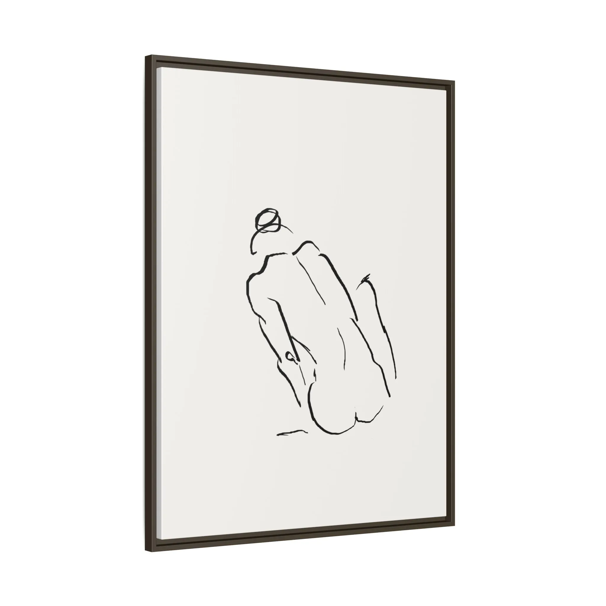 "N3" Sketch Framed Canvas Art – Decor for Modern Spaces
