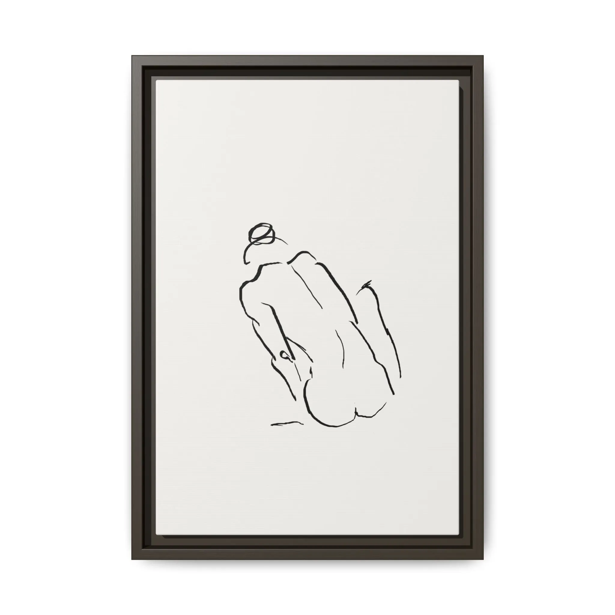 "N3" Sketch Framed Canvas Art – Decor for Modern Spaces