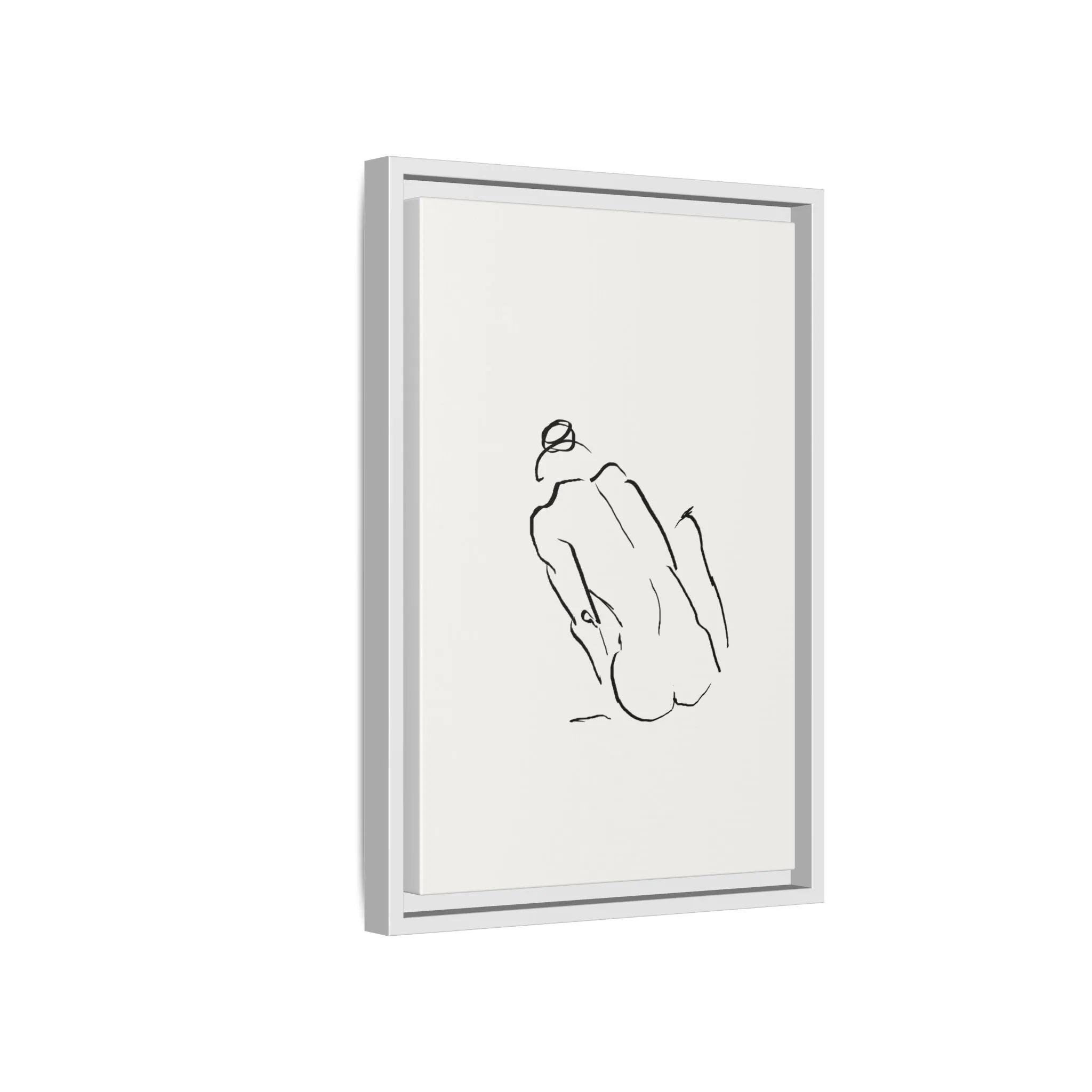 "N3" Sketch Framed Canvas Art – Decor for Modern Spaces