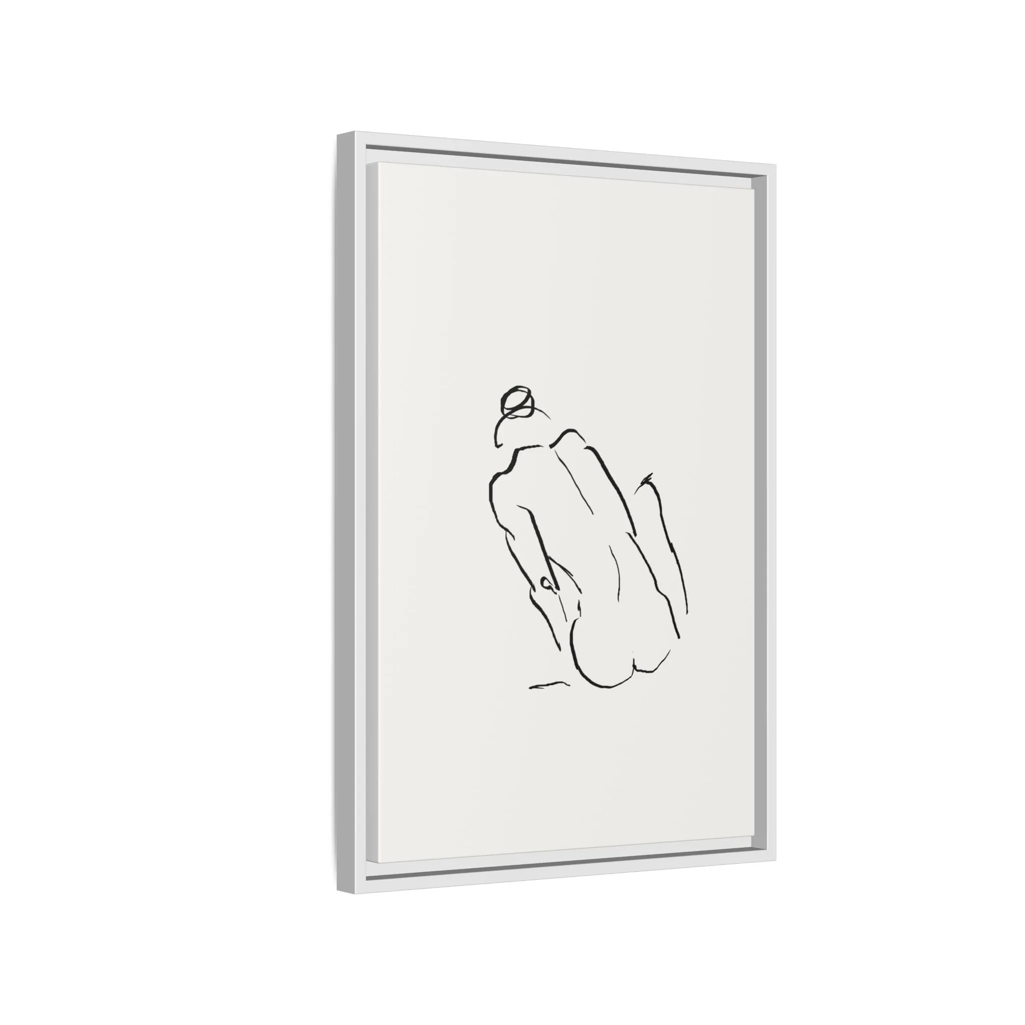 "N3" Sketch Framed Canvas Art – Decor for Modern Spaces