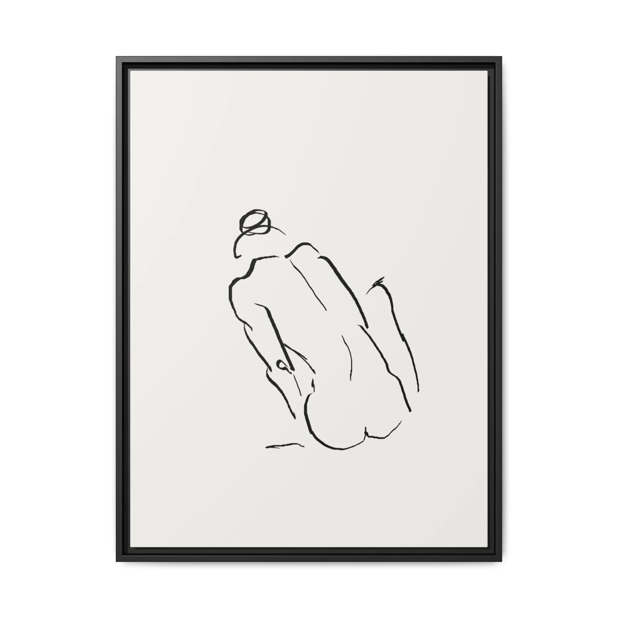 "N3" Sketch Framed Canvas Art – Decor for Modern Spaces