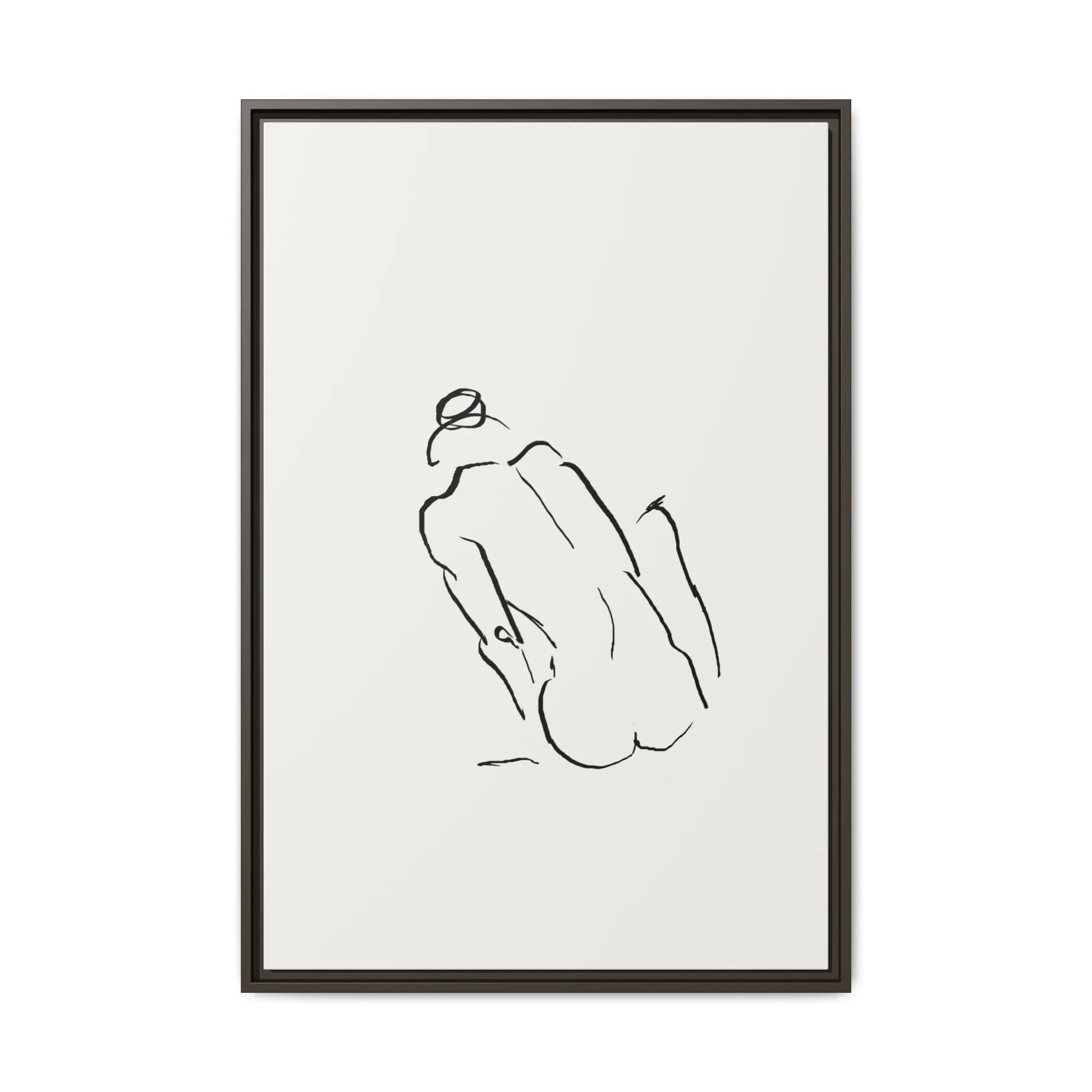 "N3" Sketch Framed Canvas Art – Decor for Modern Spaces