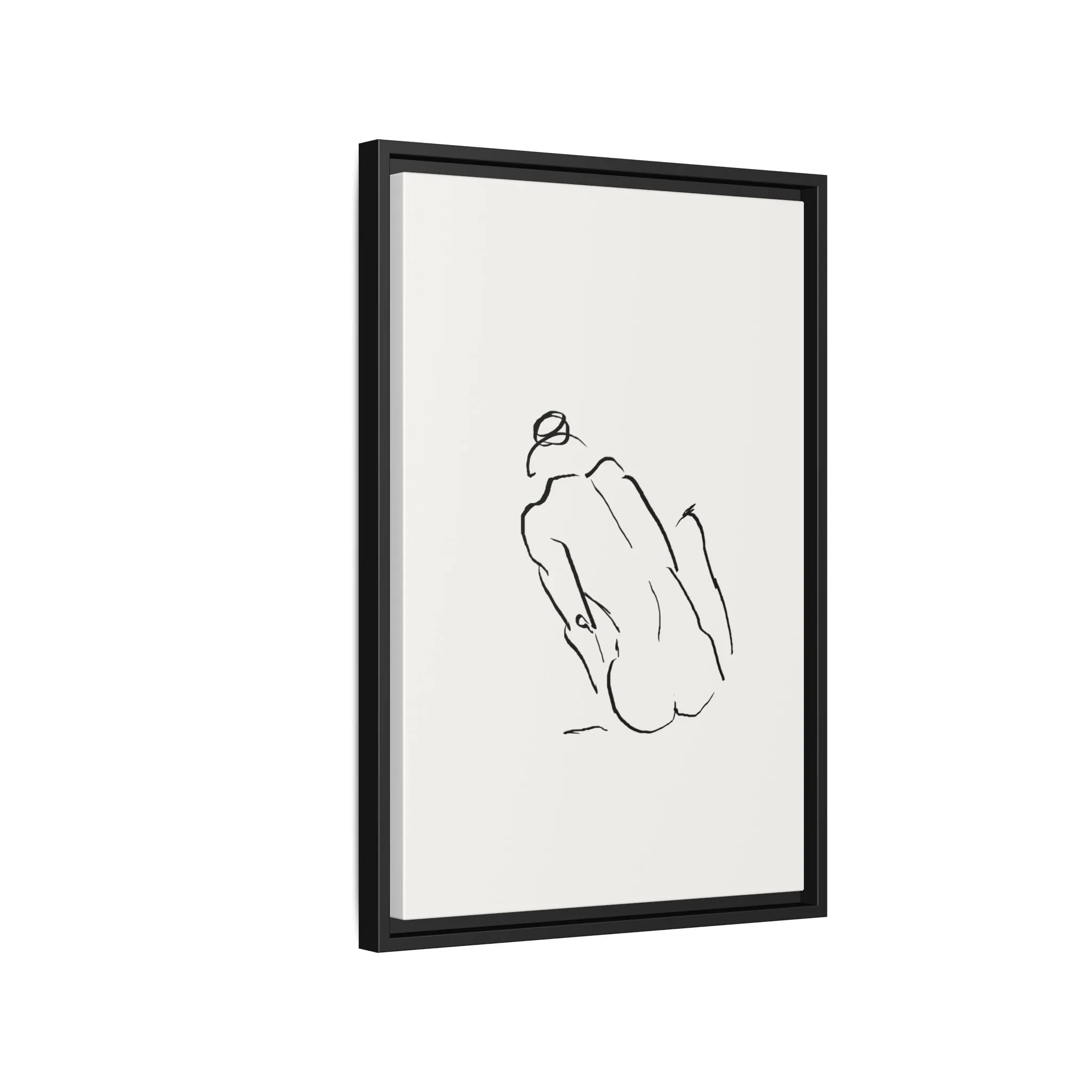 "N3" Sketch Framed Canvas Art – Decor for Modern Spaces